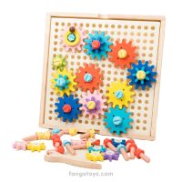 Panel de engranajes Montessori