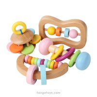 Set de 4 Sonajeros Montessori de Madera