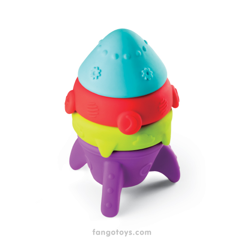 Cohete Apilable y Mordedor para Bebés