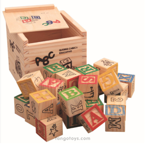 Cubos abecedario – alfanumérico 48 piezas