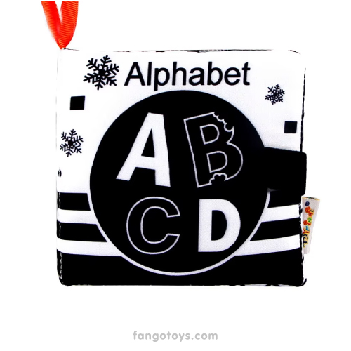 Libro sensorial alfabeto blanco y negro