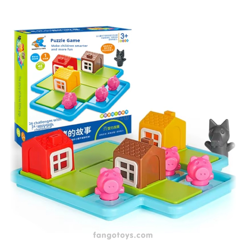 Los Tres Cerditos Juego de Lógica y Estrategia