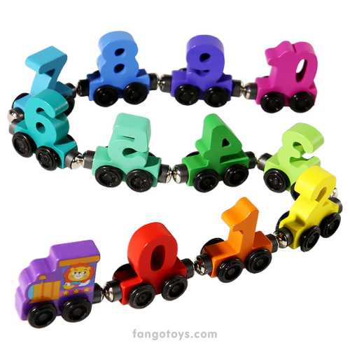 Tren numérico imantado