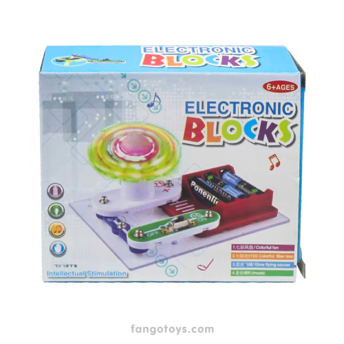 Ventilador luminoso armable